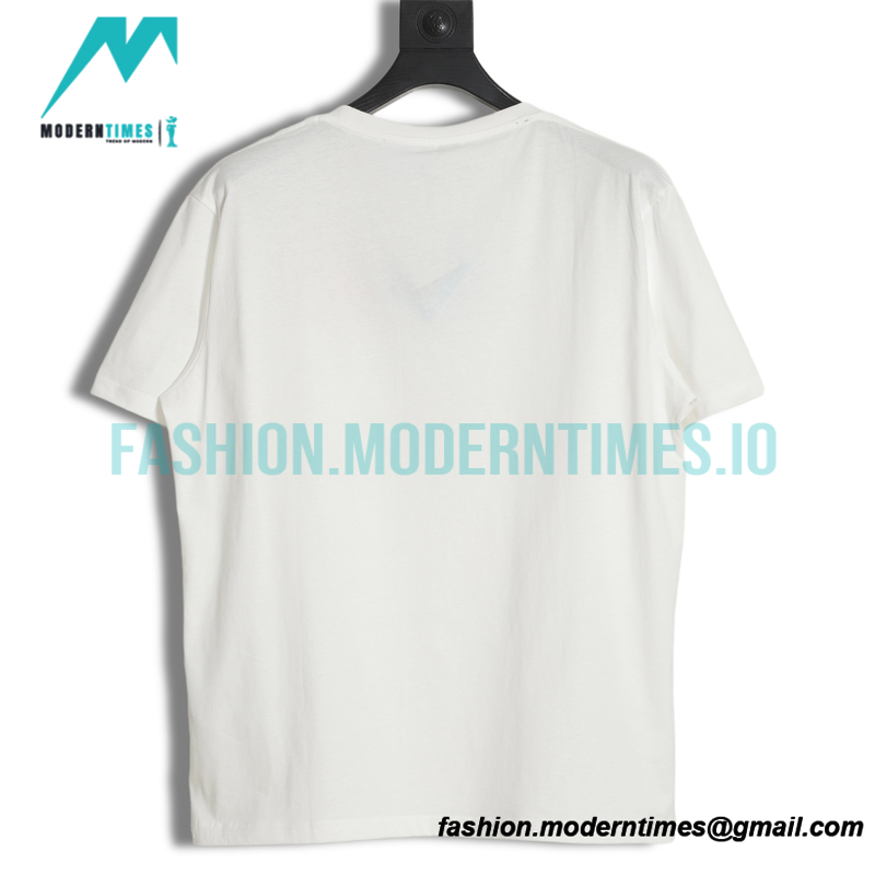 Loewe - 23SS Flame Four-leaf Clover Pocket Short-sleeved T-shirt Loewe - 23SS Flame Four-leaf Clover Pocket Short-sleeved T-shirt